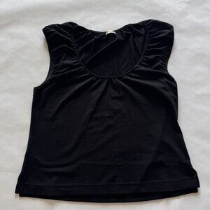 Free People Intimately Wear It Out Tee | Large Black
